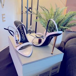 White Tom Ford Heels